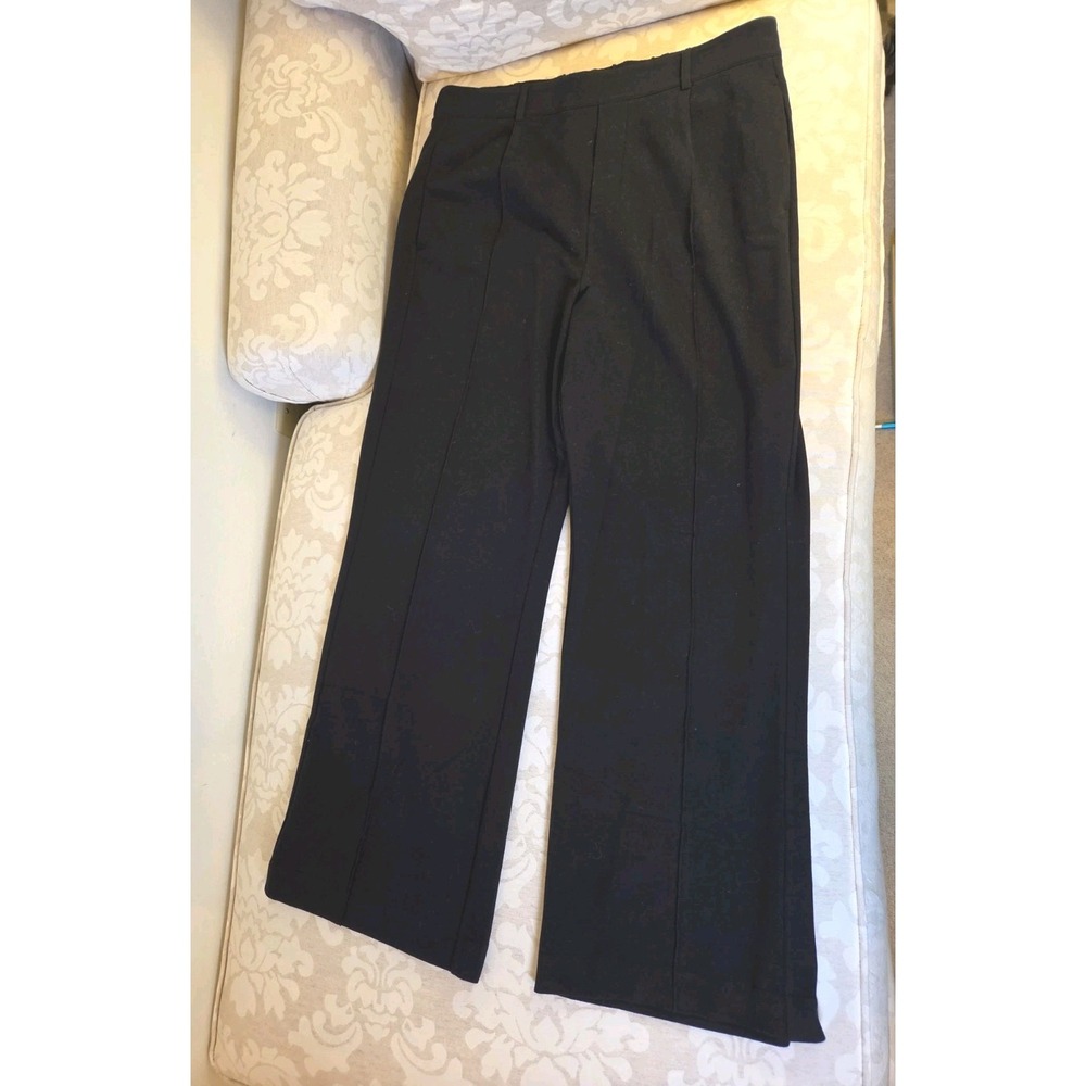 NIC+ZOE Women's Wide Leg High Rise Stretch Pants Black Onyx Size XL NEW! $148 - Picture 4 of 13